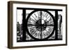 Giant Clock Window - View of Manhattan Buildings - Hell's Kitchen District II-Philippe Hugonnard-Framed Photographic Print