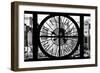 Giant Clock Window - View of Manhattan Buildings - Hell's Kitchen District IV-Philippe Hugonnard-Framed Photographic Print