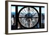 Giant Clock Window - View of Manhattan Buildings IV-Philippe Hugonnard-Framed Photographic Print