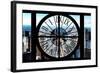 Giant Clock Window - View of Manhattan Buildings IV-Philippe Hugonnard-Framed Photographic Print