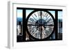 Giant Clock Window - View of Manhattan Buildings IV-Philippe Hugonnard-Framed Photographic Print