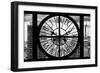 Giant Clock Window - View of Manhattan Buildings with the One World Trade Center II-Philippe Hugonnard-Framed Photographic Print