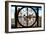 Giant Clock Window - View of Manhattan Buildings-Philippe Hugonnard-Framed Photographic Print