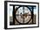 Giant Clock Window - View of Manhattan Buildings-Philippe Hugonnard-Framed Photographic Print