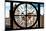 Giant Clock Window - View of Manhattan Buildings-Philippe Hugonnard-Mounted Photographic Print