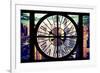 Giant Clock Window - View of Manhattan - New York City II-Philippe Hugonnard-Framed Photographic Print