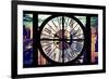 Giant Clock Window - View of Manhattan - New York City II-Philippe Hugonnard-Framed Photographic Print