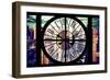 Giant Clock Window - View of Manhattan - New York City II-Philippe Hugonnard-Framed Photographic Print