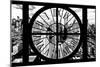 Giant Clock Window - View of Manhattan - New York City IX-Philippe Hugonnard-Mounted Photographic Print