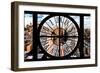 Giant Clock Window - View of Manhattan - New York City V-Philippe Hugonnard-Framed Photographic Print