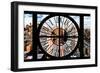 Giant Clock Window - View of Manhattan - New York City V-Philippe Hugonnard-Framed Photographic Print