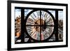 Giant Clock Window - View of Manhattan - New York City V-Philippe Hugonnard-Framed Photographic Print