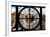 Giant Clock Window - View of Manhattan - New York City V-Philippe Hugonnard-Framed Photographic Print