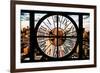 Giant Clock Window - View of Manhattan - New York City VIII-Philippe Hugonnard-Framed Photographic Print