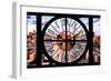 Giant Clock Window - View of Manhattan - New York City X-Philippe Hugonnard-Framed Photographic Print