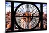 Giant Clock Window - View of Manhattan - New York City X-Philippe Hugonnard-Mounted Photographic Print