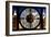 Giant Clock Window - View of Manhattan with the Empire State Building III-Philippe Hugonnard-Framed Photographic Print