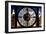 Giant Clock Window - View of Manhattan with the Empire State Building III-Philippe Hugonnard-Framed Photographic Print