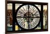 Giant Clock Window - View of Midtown Manhattan at Sunset-Philippe Hugonnard-Framed Photographic Print