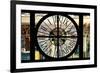 Giant Clock Window - View of Midtown Manhattan at Sunset-Philippe Hugonnard-Framed Photographic Print