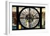 Giant Clock Window - View of Midtown Manhattan at Sunset-Philippe Hugonnard-Framed Photographic Print