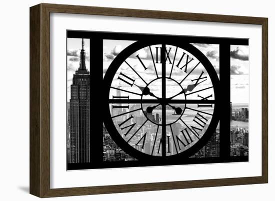 Giant Clock Window - View of New York II-Philippe Hugonnard-Framed Photographic Print