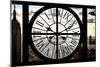 Giant Clock Window - View of New York III-Philippe Hugonnard-Mounted Photographic Print