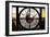 Giant Clock Window - View of New York with the Empire State Building III-Philippe Hugonnard-Framed Photographic Print