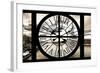 Giant Clock Window - View of River Seine and Eiffel Tower - Paris-Philippe Hugonnard-Framed Photographic Print