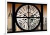 Giant Clock Window - View of Shanghai at Sunset - China-Philippe Hugonnard-Framed Photographic Print