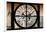 Giant Clock Window - View of Shanghai at Sunset - China-Philippe Hugonnard-Framed Photographic Print