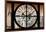 Giant Clock Window - View of Shanghai at Sunset - China-Philippe Hugonnard-Framed Photographic Print