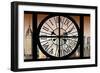 Giant Clock Window - View of Shanghai at Sunset - China-Philippe Hugonnard-Framed Photographic Print