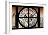 Giant Clock Window - View of Shanghai at Sunset - China-Philippe Hugonnard-Framed Photographic Print