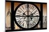 Giant Clock Window - View of Shanghai at Sunset - China-Philippe Hugonnard-Mounted Photographic Print