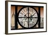 Giant Clock Window - View of Shanghai at Sunset - China-Philippe Hugonnard-Framed Photographic Print