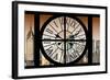 Giant Clock Window - View of Shanghai at Sunset - China-Philippe Hugonnard-Framed Photographic Print