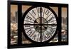 Giant Clock Window - View of Shanghai - China-Philippe Hugonnard-Framed Photographic Print