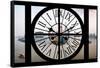 Giant Clock Window - View of Shanghai with the Oriental Tower - China III-Philippe Hugonnard-Framed Stretched Canvas