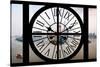 Giant Clock Window - View of Shanghai with the Oriental Tower - China III-Philippe Hugonnard-Stretched Canvas