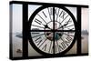 Giant Clock Window - View of Shanghai with the Oriental Tower - China III-Philippe Hugonnard-Stretched Canvas