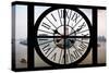 Giant Clock Window - View of Shanghai with the Oriental Tower - China III-Philippe Hugonnard-Stretched Canvas