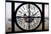 Giant Clock Window - View of Shanghai with the Oriental Tower - China III-Philippe Hugonnard-Mounted Photographic Print