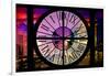 Giant Clock Window - View of the Arc de Triomphe at Night in Paris III-Philippe Hugonnard-Framed Premium Photographic Print