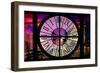 Giant Clock Window - View of the Arc de Triomphe at Night in Paris III-Philippe Hugonnard-Framed Photographic Print