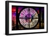 Giant Clock Window - View of the Arc de Triomphe at Night in Paris III-Philippe Hugonnard-Framed Photographic Print