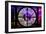 Giant Clock Window - View of the Arc de Triomphe at Night in Paris IV-Philippe Hugonnard-Framed Photographic Print