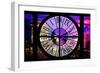 Giant Clock Window - View of the Arc de Triomphe at Night in Paris IV-Philippe Hugonnard-Framed Photographic Print