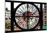 Giant Clock Window - View of the Buildings of Sutton Place - New York-Philippe Hugonnard-Mounted Photographic Print