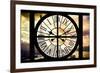 Giant Clock Window - View of the Eiffel Tower in Paris-Philippe Hugonnard-Framed Photographic Print